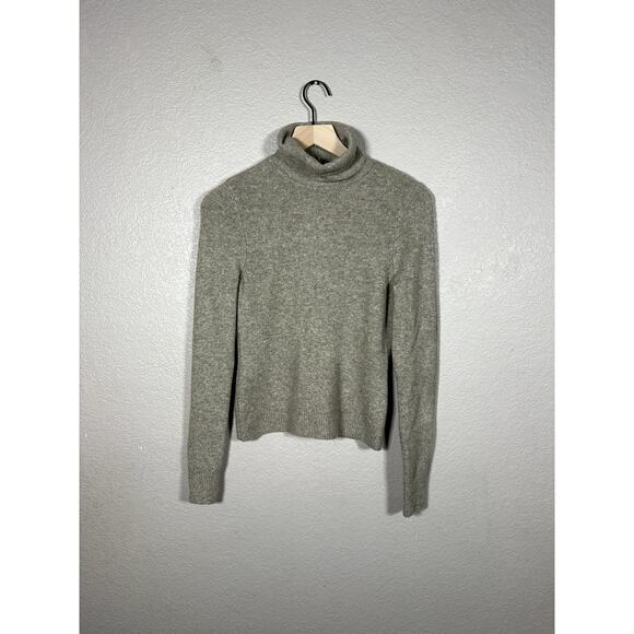 Abercrombie & Fitch Tan Soft Fitted Turtleneck Sweater Size Extra Small - Picture 1 of 5